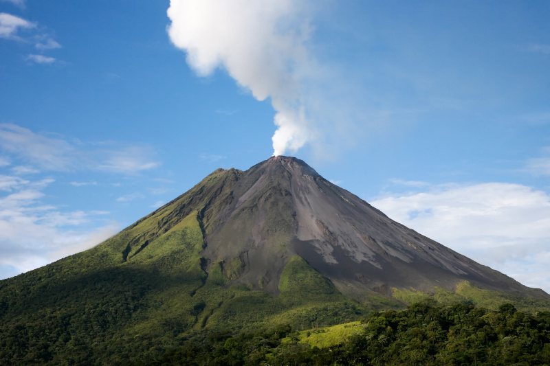 Vulkan auf Costa Rica