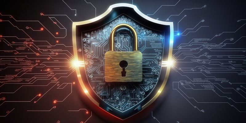 Datenschutz und Cybersicherheit mit Cyberhintergrund